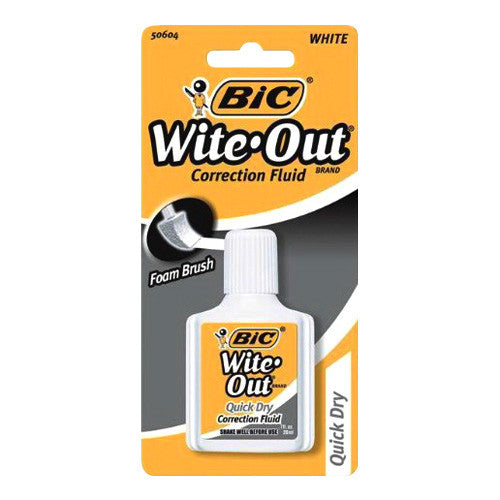 Wite-Out Correction Fluid, Quick Dry - 1 ea
